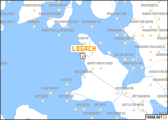 map of Lò Gạch