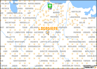 map of Logadière