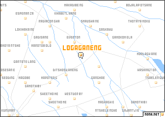 map of Logaganeng