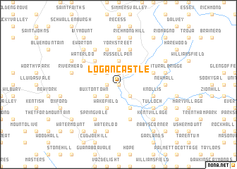 map of Logan Castle