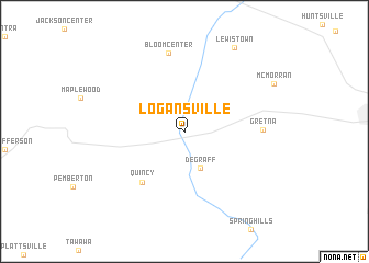 map of Logansville