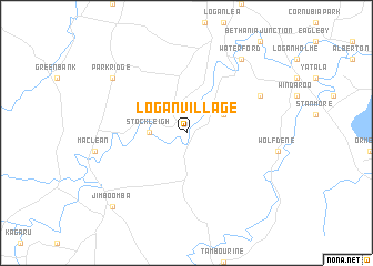map of Logan Village