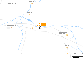 map of Logan
