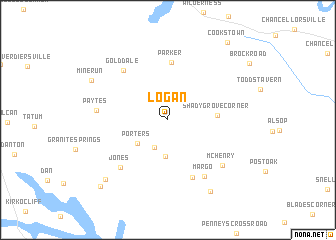 map of Logan
