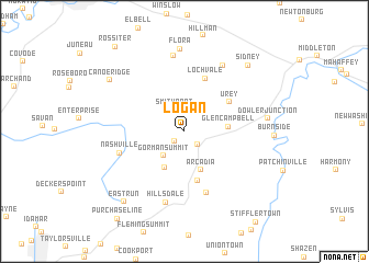 map of Logan