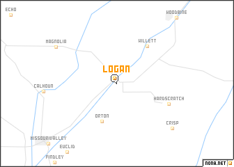 map of Logan