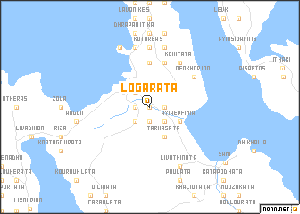 map of Logaráta