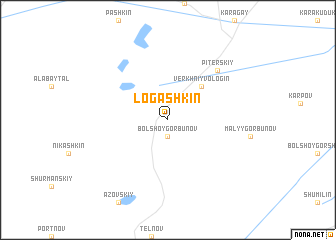 map of Logashkin
