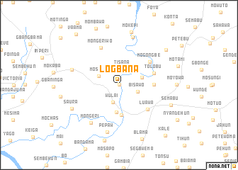 map of Logbana