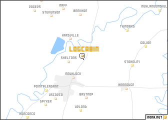 map of Log Cabin