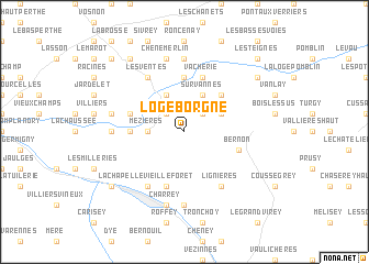 map of Loge-Borgne