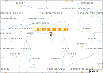 map of Loge-Fougereuse