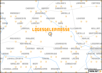 map of Loges de lʼÉpinasse