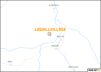 map of Loghill Village