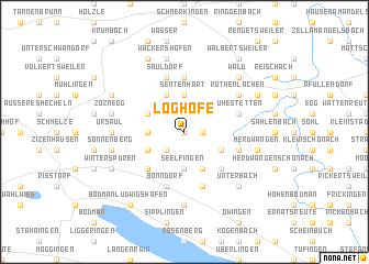 map of Loghöfe