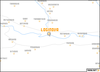 map of Loginova