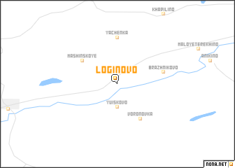 map of Loginovo