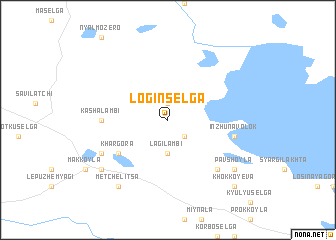map of Loginsel\