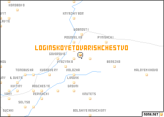 map of Loginskoye Tovarishchestvo
