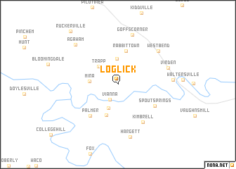 map of Log Lick