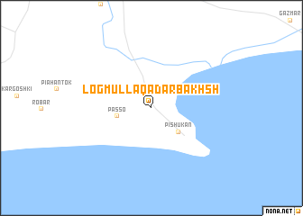 map of Log Mulla Qādar Bakhsh