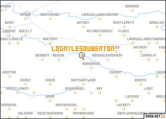 map of Logny-lès-Aubenton