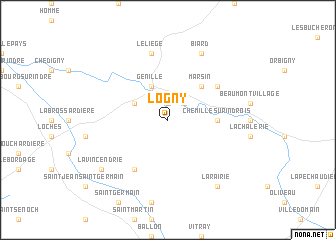 map of Logny