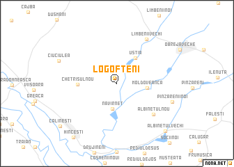 map of Logofteni