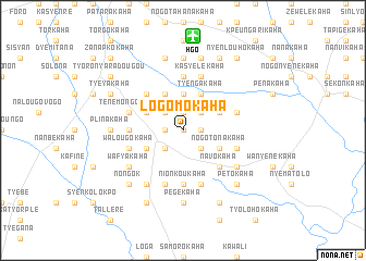 map of Logomokaha