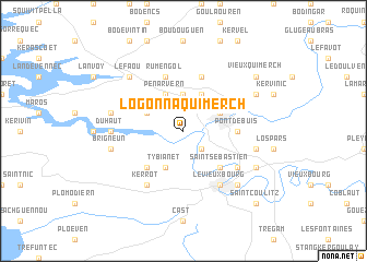 map of Logonna-Quimerch