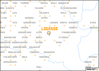 map of Logossa