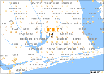 map of Logoué