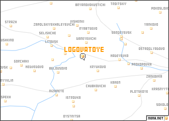 map of Logovatoye