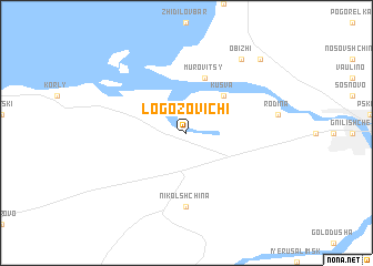 map of Logozovichi