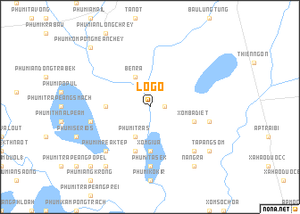 map of Lò Gò