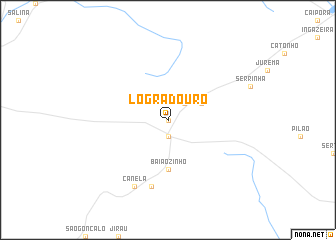 map of Logradouro