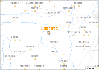 map of Lograto