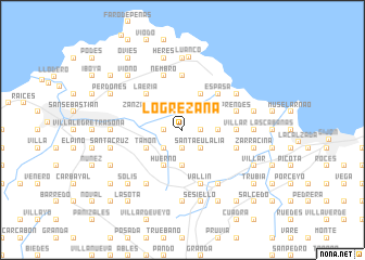 map of Logrezana