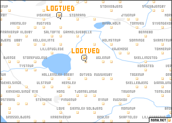 map of Løgtved