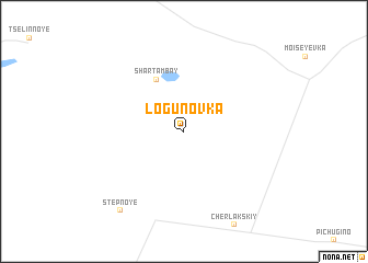 map of Logunovka