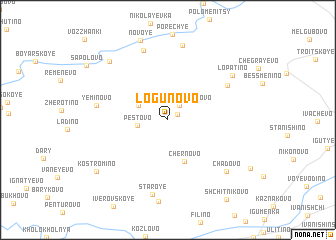 map of Logunovo