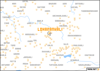 map of Lohārānwāli