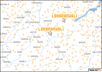 map of Lohārānwāli