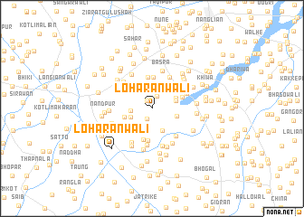 map of Lohārānwāli