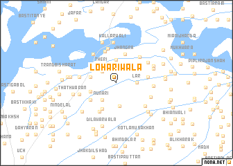 map of Lohārīwāla