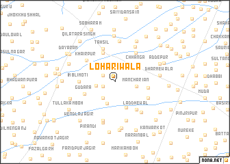 map of Lohāriwāla