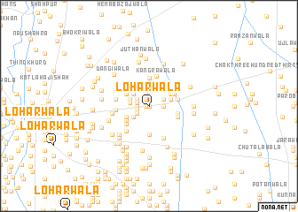 map of Lohārwāla