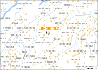 map of Lohārwāla