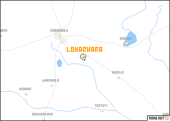 map of Loharwāra