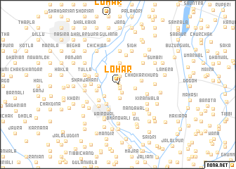 map of Lohār
